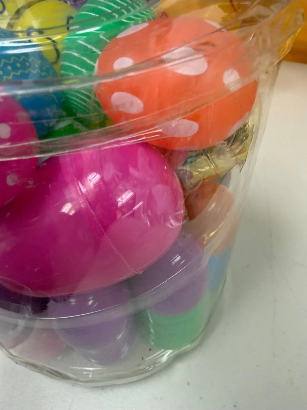 Cottondale 56 count Bright Mixed Plastic Easter Eggs - Multi Color Pack fillable